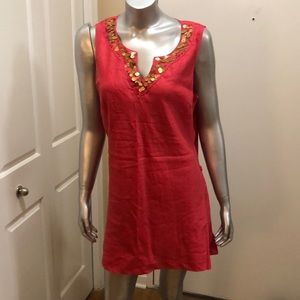 NWT 100% Linen TU Shirt | Dress - Size 18